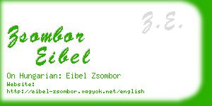 zsombor eibel business card